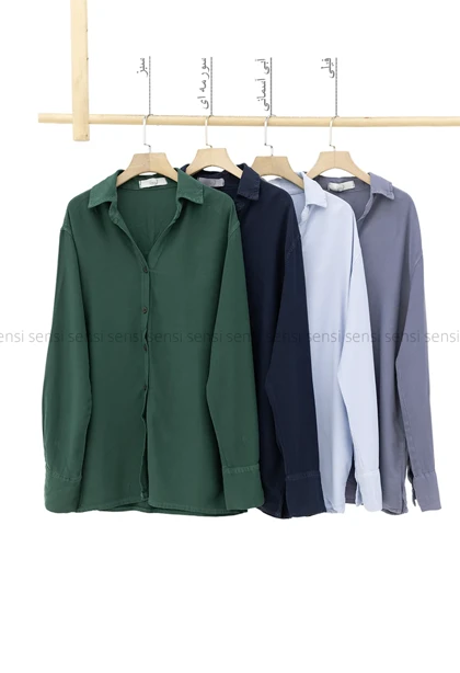 شومیز جلو دکمه cuttonکد1005092