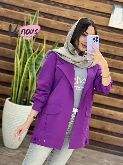 مانتو لینن آستین پیله