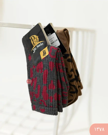 جوراب ساق بلندپلنگی 1378