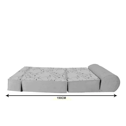 کاناپه تخت شو یک نفره شاخ و برگ مینیمال مدل M1126