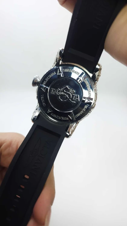 ساعت مچی مردانه اینویکتا یاکوزا Invicta yakuza با بند رابر و موتور کوارتز کد 2