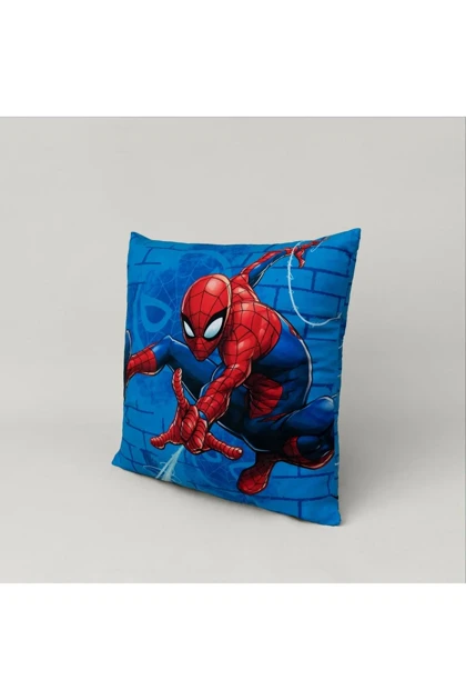 کوسن پرشده Taç مدل Spiderman Wall پلی‌استر - آبی