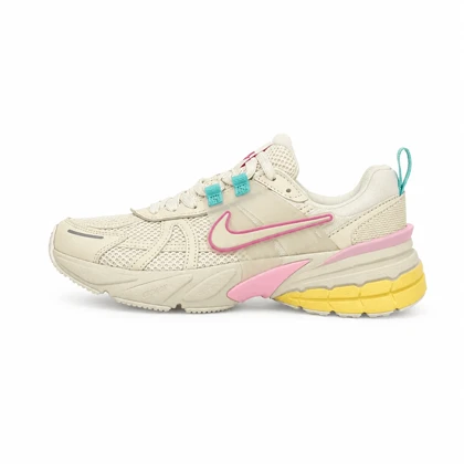 نایک وی تو کی ران کرم صورتی Nike V2K Run Beige Pink