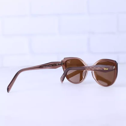 عینک آفتابی دیور زنانه قهوه ای فریم گربه ای استیت 8016/4