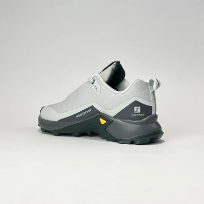 کفش ضدآب آی رانر I-runner طوسی سبز رویه برزنتی