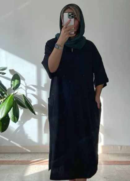 پیراهن مانتویی دلسا 8
