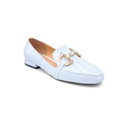 کفش کالج زنانه مدل Flat shoes - 0036_White