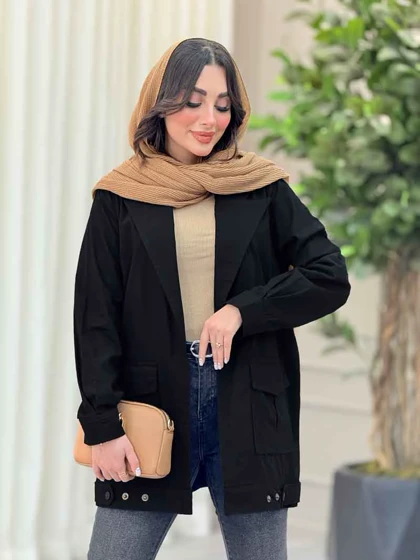مانتو پایین پاگن دو جیب پاکتی