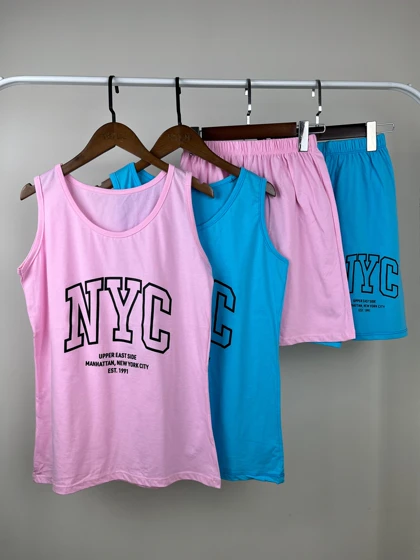ست تاپ و شلوارک NYC