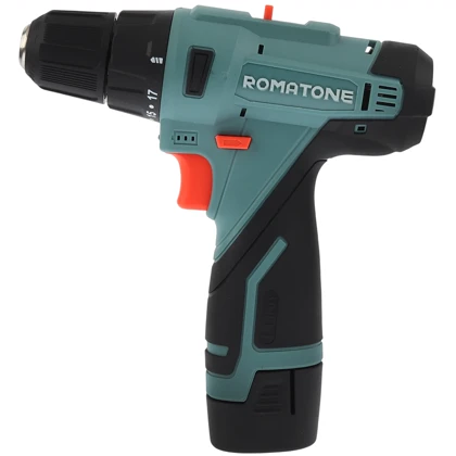 دریل پیچ گوشتی شارژی روماتون ROMATONE مدل 4115 دو باتری 12 ولت