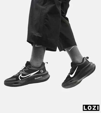 کفش کتانی مردانه و زنانه مشکی NIKE zoom x smiley