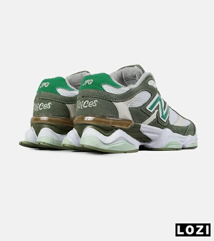 کفش کتانی زنانه سفید سبز NEW BALANCE 9060 مدل 7563