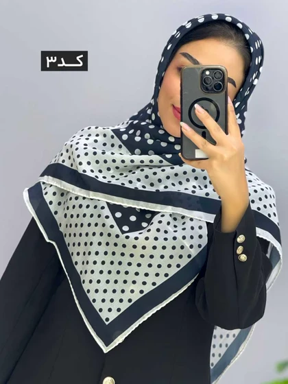 روسری حریر هلار کد 1020215
