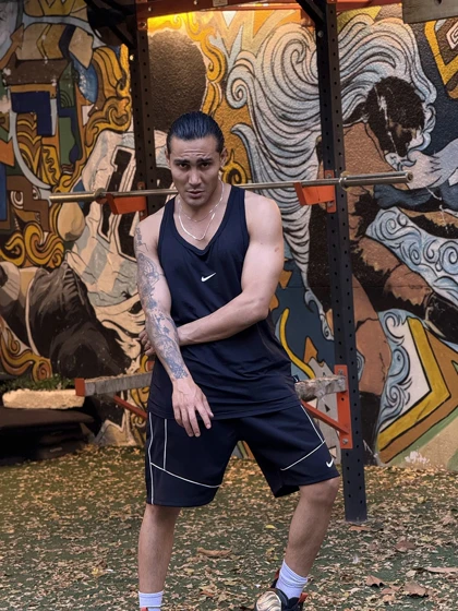 رکابی قهرمانی بدنسازی نایک مشکی