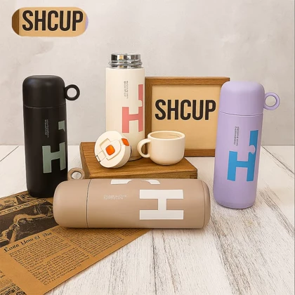 تراول ماگ HSCUP اصلی با کاپ همراه عایق حرارتی 6 ساعته مناسب نوشیدنی گرم و سرد