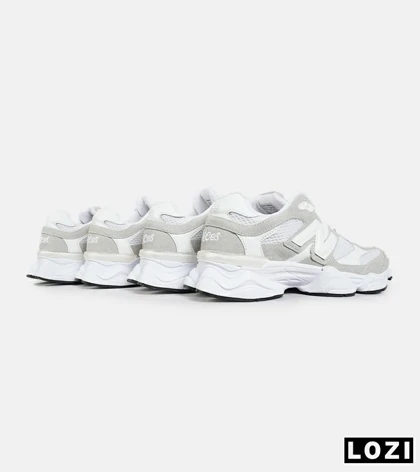 کفش کتانی مردانه و زنانه سفید طوسی NEW BALANCE 9060