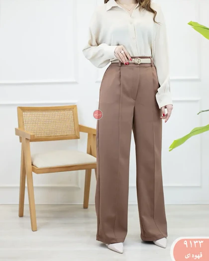 شلوار بگ برش‌دار 9133