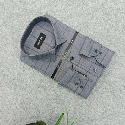 پیراهن استین بلند مردانه _ طرحدار و مجلسی قواره کلاسیک