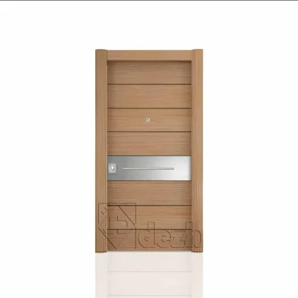 درب ضد سرقت ترک قهوه ای مدرن مدل DZ-602
