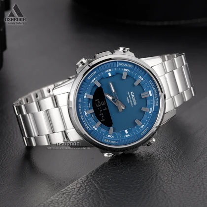 ساعت کاسیو صفحه آبی Casio AMW-880D-2A1V