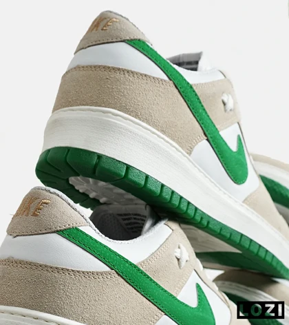 کفش کتانی بزرگ پا سفید طوسی سبز نایک NIKE SB