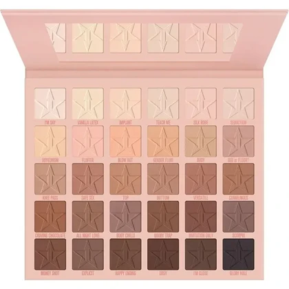 پالت سایه چشم 30 رنگ مات مخملی JeffreEstar مدل Orgy