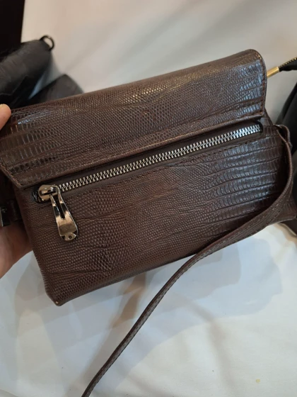 کیف دوشی چرم طبیعی b2