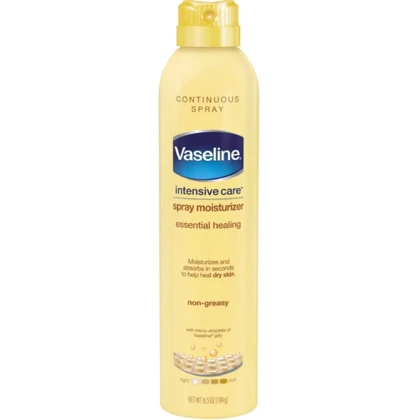 اسپری مرطوب کننده بدن وازلین مدل Essential healing حجم 184g