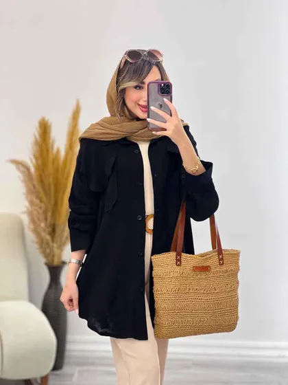 مانتو دو جیب ماهور