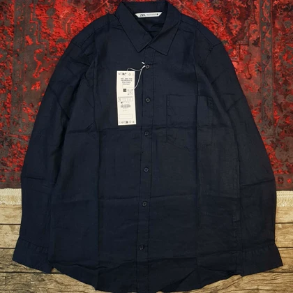 پیراهن لینن سوپر لایت ZARA کد 332 سایز اسمال