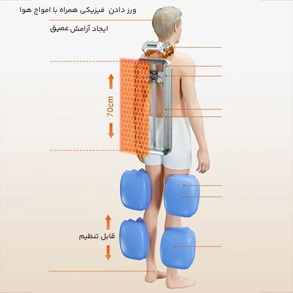 تشک ماساژور هوشمند رپور Repor مدل RP-O5 برای تمام بدن