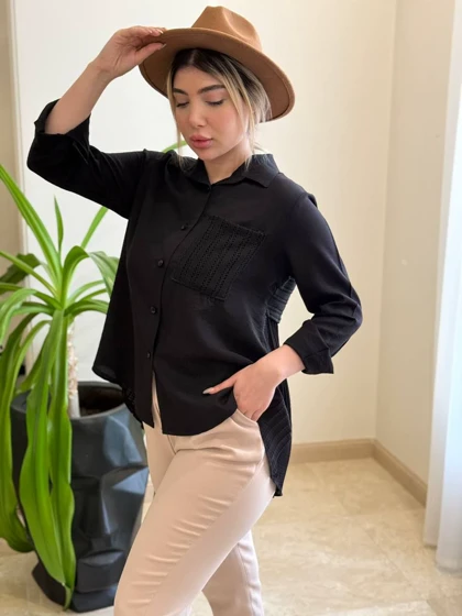 شومیز پلینا پشت پلیسه