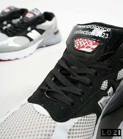 کفش کتانی بزرگ پا طوسی مشکی NEW BALANCE 993