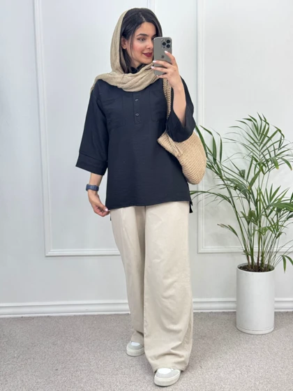 مانتو شومیزی دینا