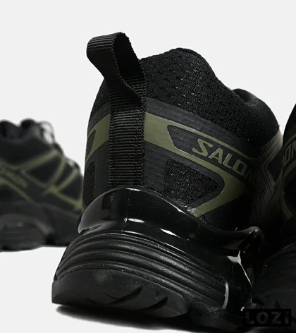 کفش کتانی مشکی سبز Salomon xt-6