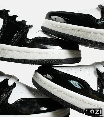 کفش کتانی مردانه سفید مشکی نایک NIKE jordan 1