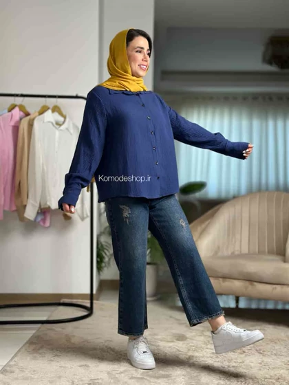شومیز دبل فیس زنانه مدل سویو