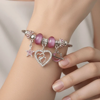 دستبند پاندورا مدل زحل