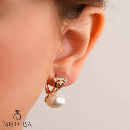 گوشواره طرح مروارید ژوپینگ کد 309