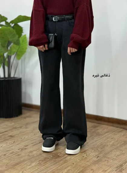 شلوار جین نیم بگ فلای 4