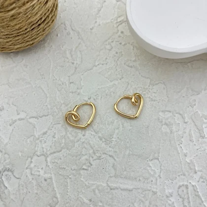 گوشواره زنانه طرح قلب ژوپینگ، ظرافت در اوج سادگی Xuping