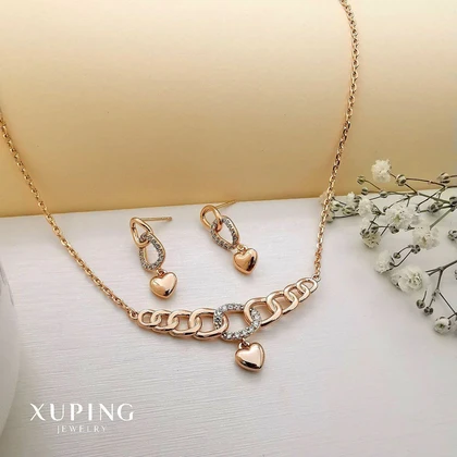 نیمست کارتیر قلب‌آویز ژوپینگ (با زنجیر)