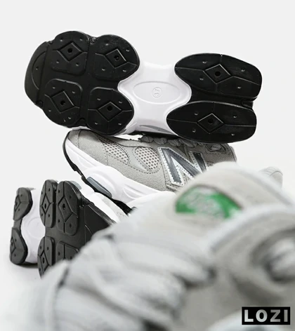 کفش کتانی مردانه و زنانه طوسی NEW BALANCE 9060 مدل 5390