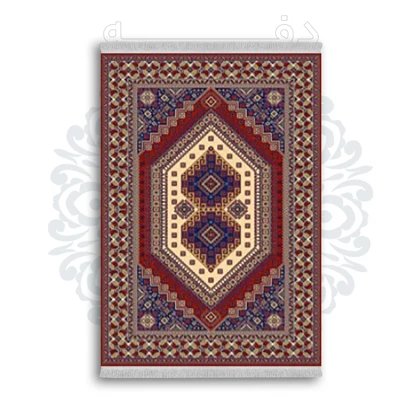 *جدید* فرشینه از جنس پارچه شانل مخمل ترک طرح فانتزی برند دفه کد 1850