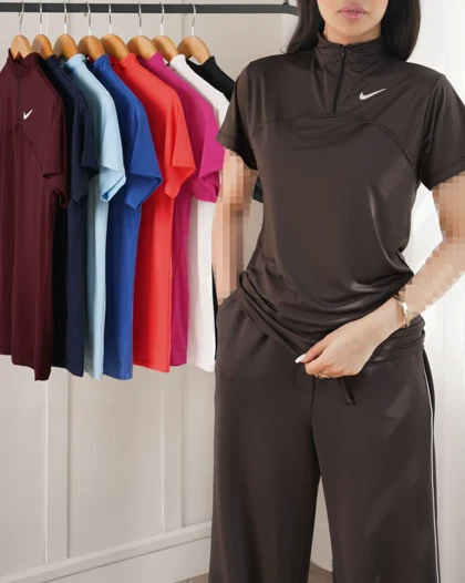 تیشرت نیم زیپ NIKE کد 31042