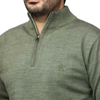 پلیور بافت نیم زیپ ماراتن مدل 1719853