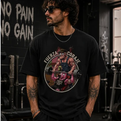 تیشرت طرح بدنساز GYM