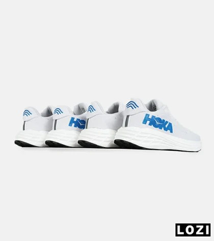 کفش کتانی سفید آبی HOKA