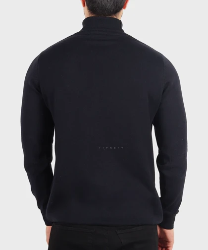 یقه اسکی مردانه ساده و بافت 0254