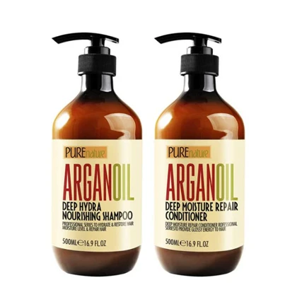 پک شامپو و ماسک مو پیور نیچر آرگان Pure Nature Argan حجم 500 میلی لیتر